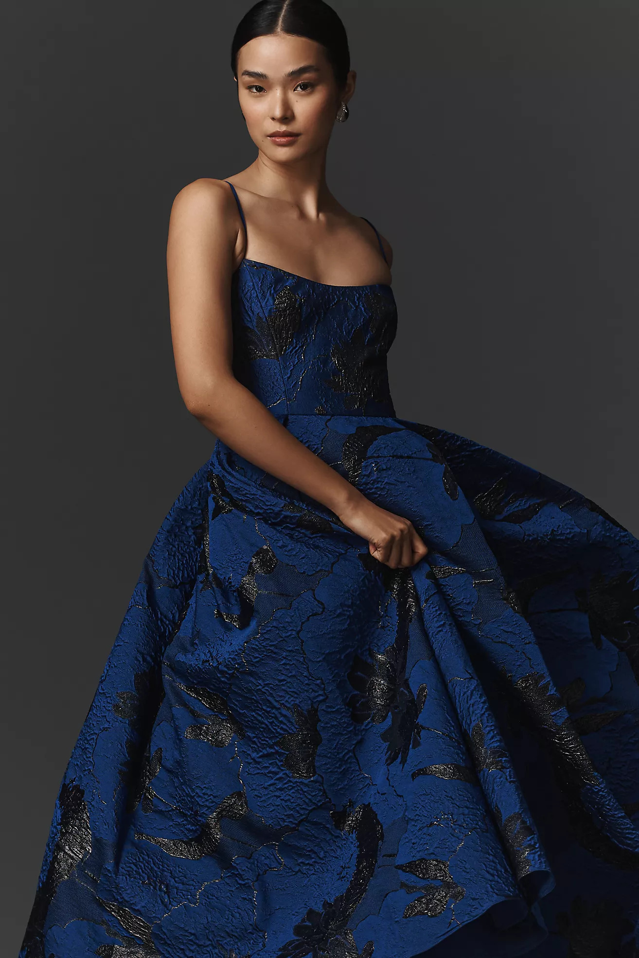 ML Monique Lhuillier Nicolette Midi Dress | Anthropologie (US)