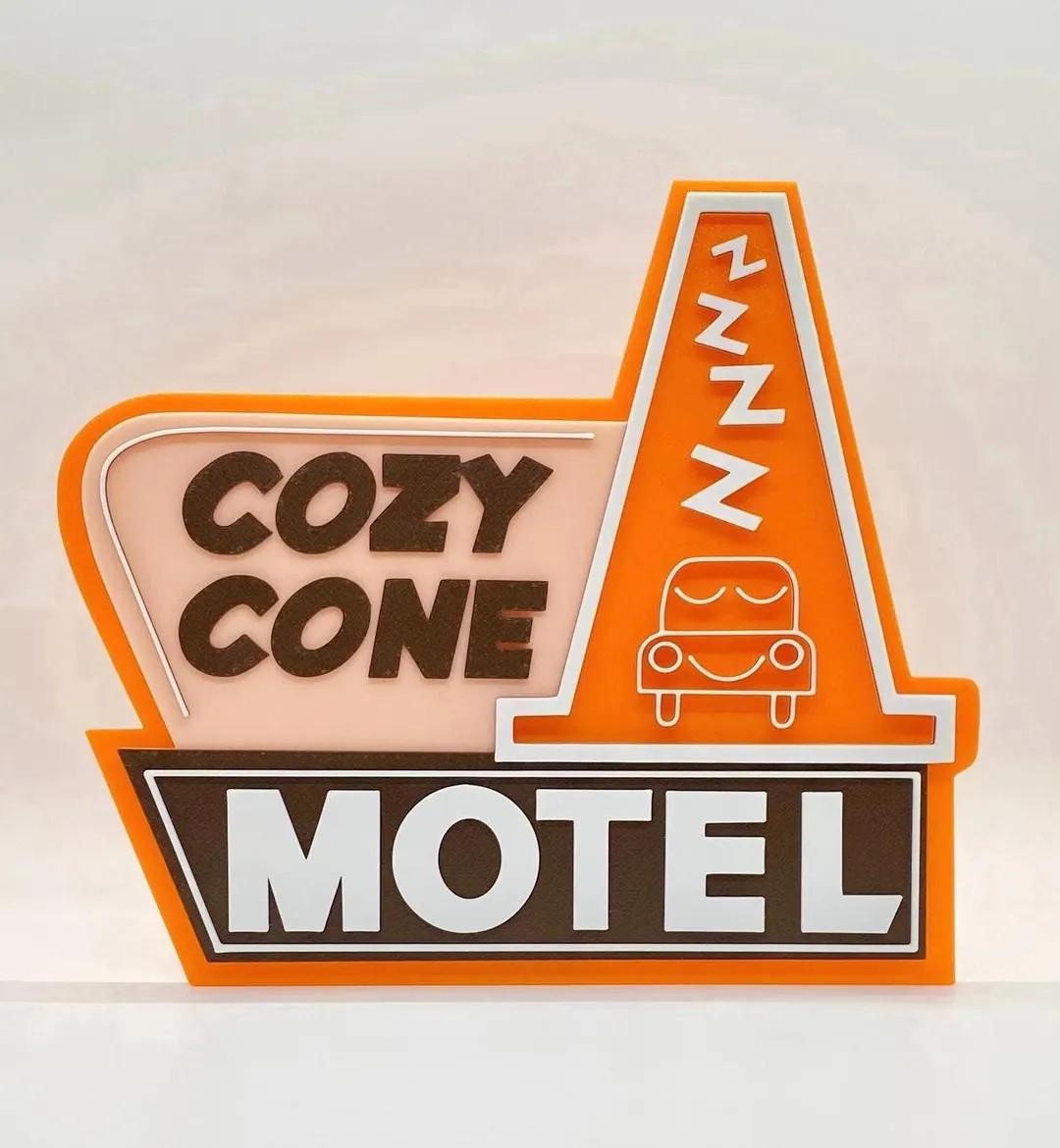 Cozy Cone Motel Inspired Cars Disneyland/disney World/radiator Springs Disney/pixar Sign!! - Etsy | Etsy (US)