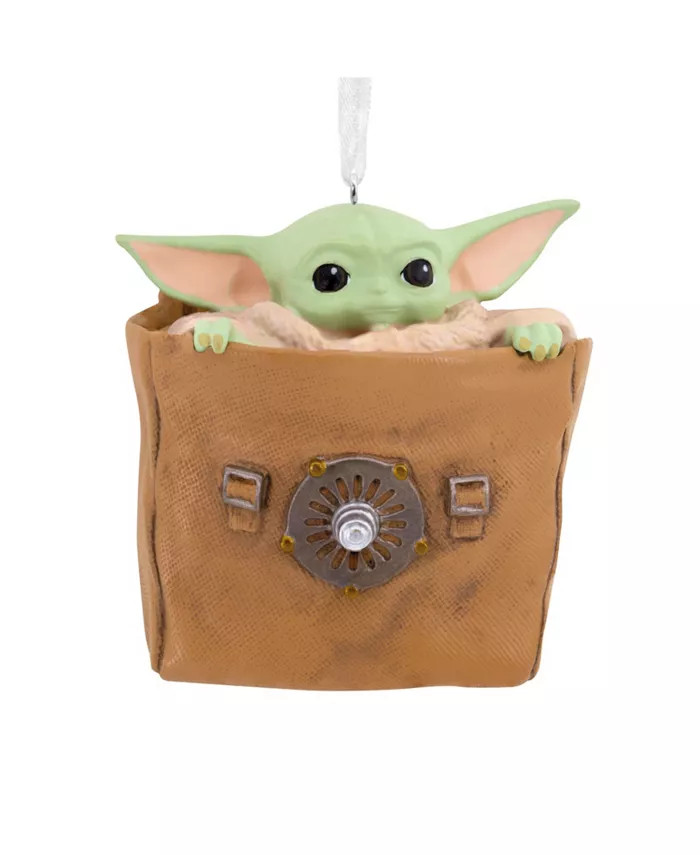 Hallmark Christmas Ornament Star Wars - the Mandalorian Grogu in Bag - Macy's | Macy's