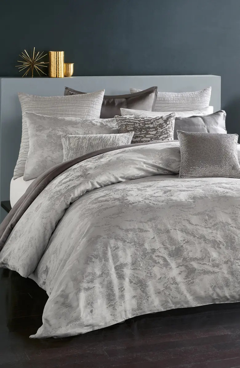 Luna Metallic Jacquard Duvet | Nordstrom