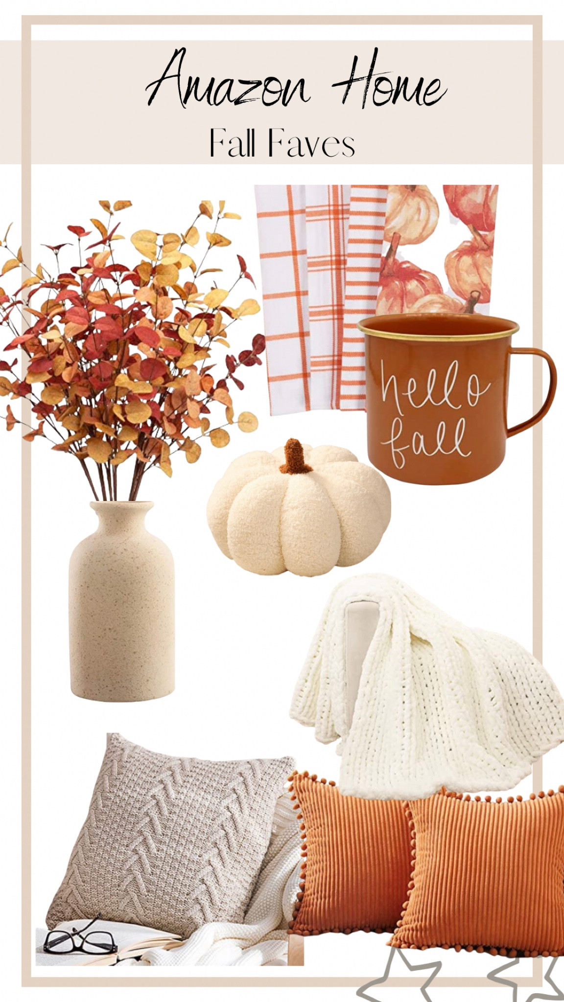 Amazon Home Decor for Fall.

Pumpkins. Neutrals. Fall Decor. Throw Pillows.

#LTKhome #LTKSeasonal #LTKunder100