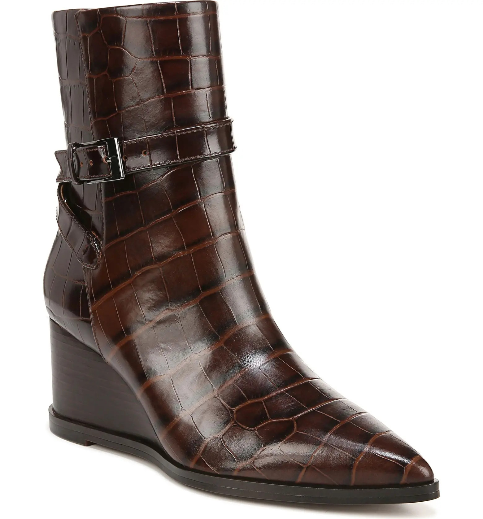 Emina Pointed Toe Wedge Bootie (Women) | Nordstrom