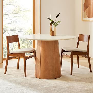 Anton Round Marble Dining Table | West Elm (US)