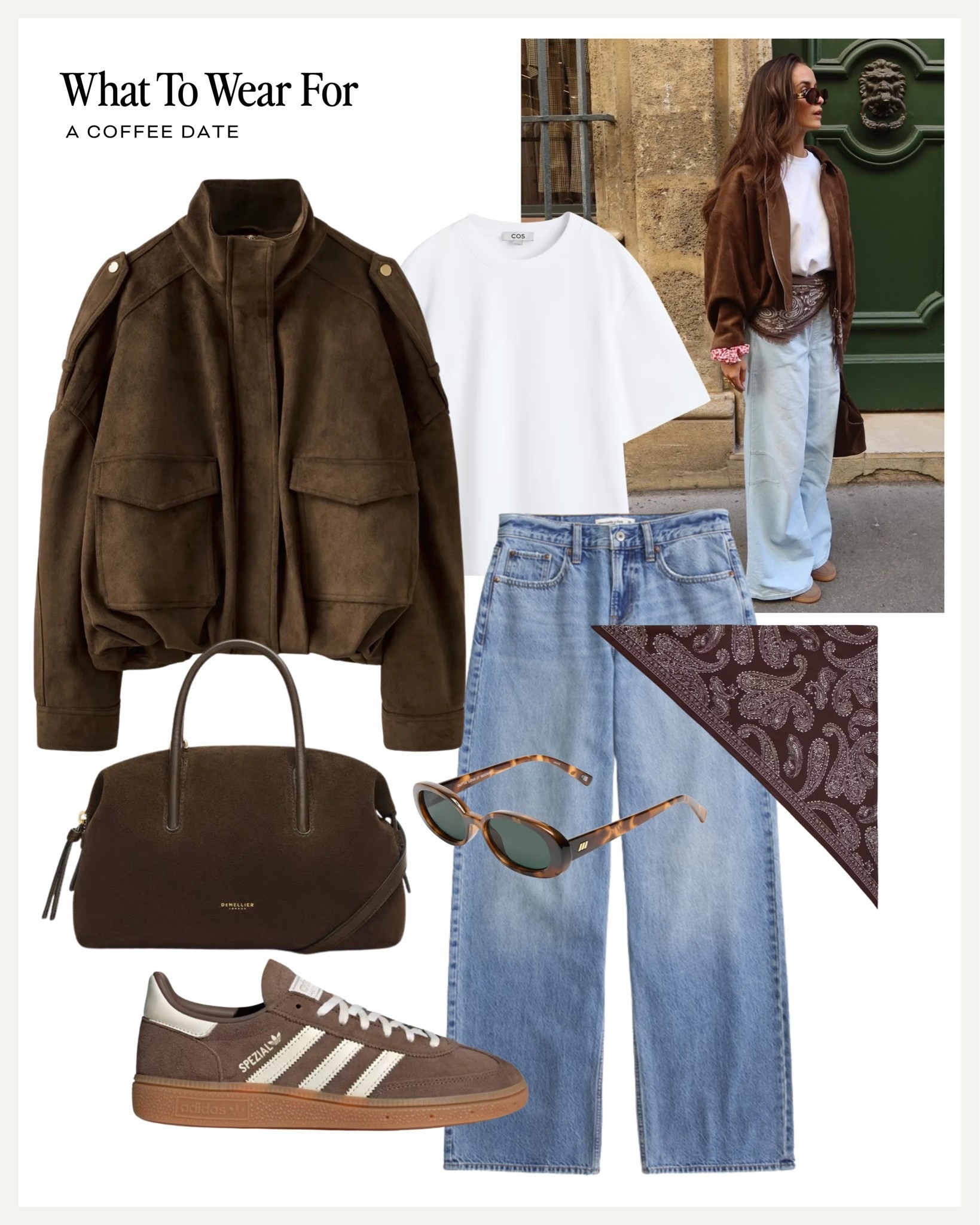 Autumn outfit inspo 🤎🍂

Suede jacket, Abercrombie denim, adidas spezials, brown outfit

#LTKautumn #LTKuk