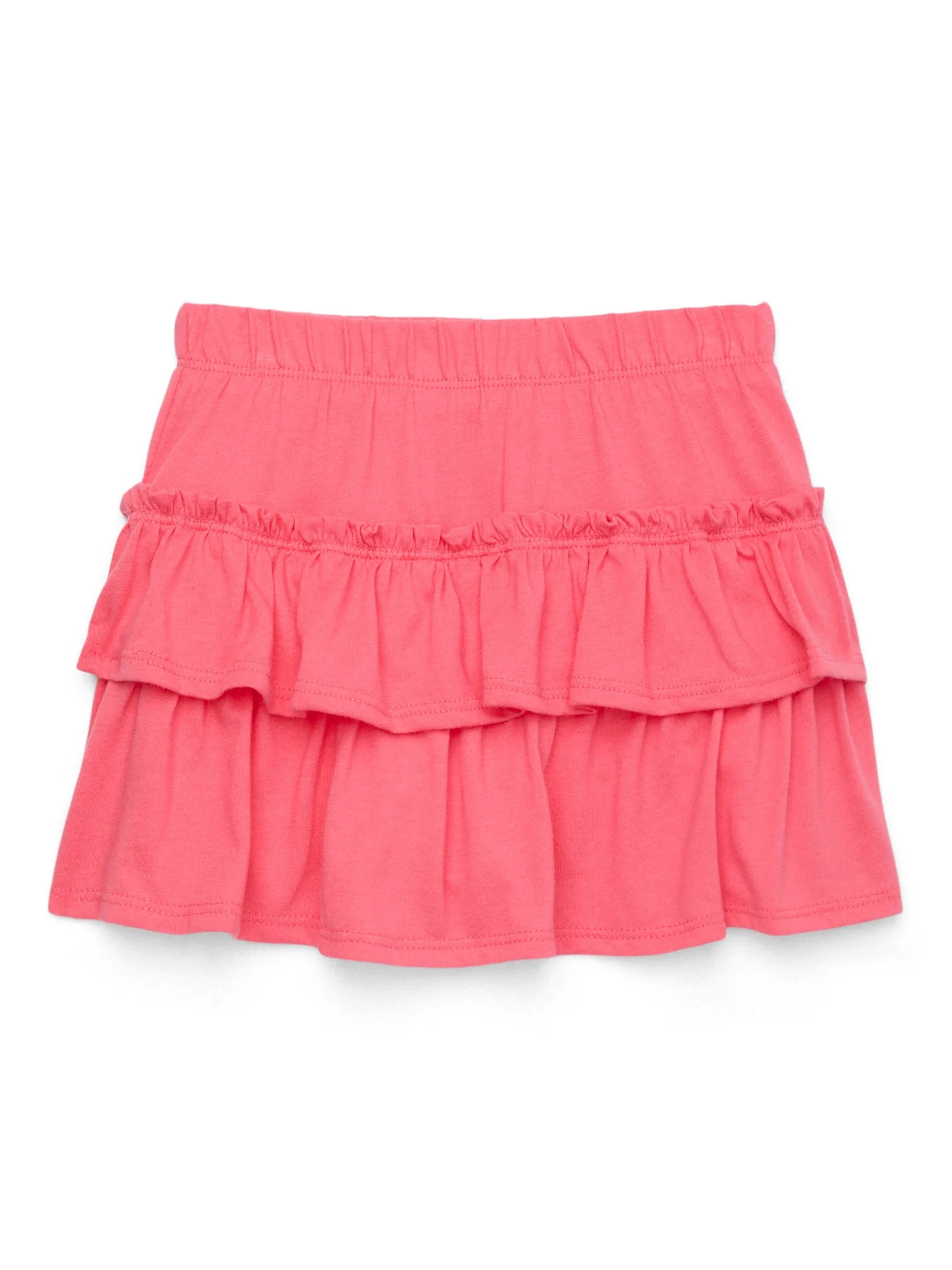 Garanimals Toddler Girl Solid Tiered Skort, Sizes 18M-5T | Walmart (US)