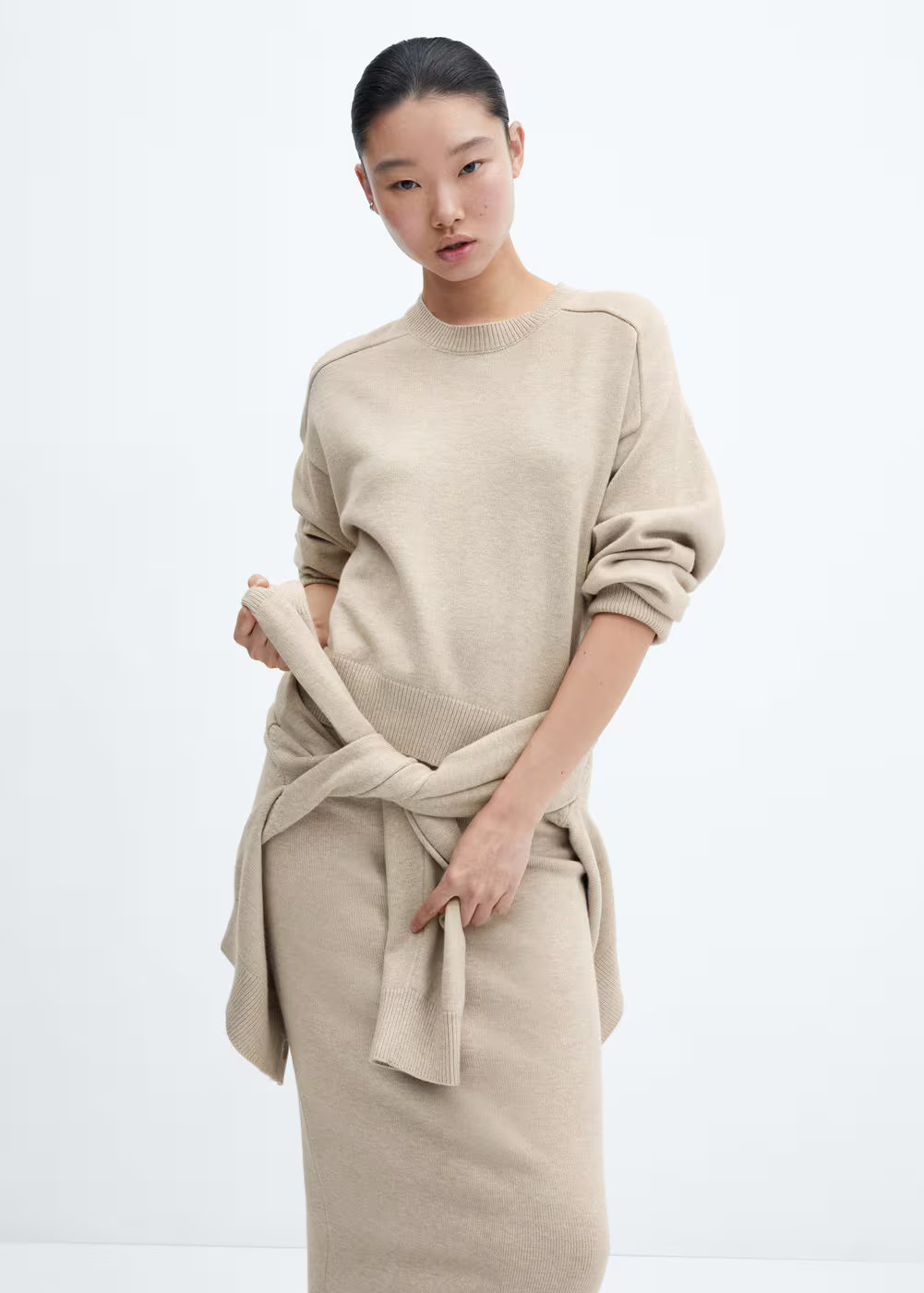 Sweater with decorative seam -  Women | Mango USA | MANGO (US)