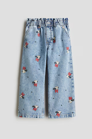 Wide-Leg Jeans with Motif | H&M (US + CA)