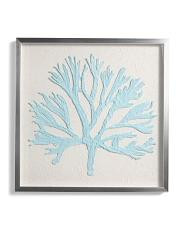 24x24 Blue Coral Shadowbox Wall Art | TJ Maxx