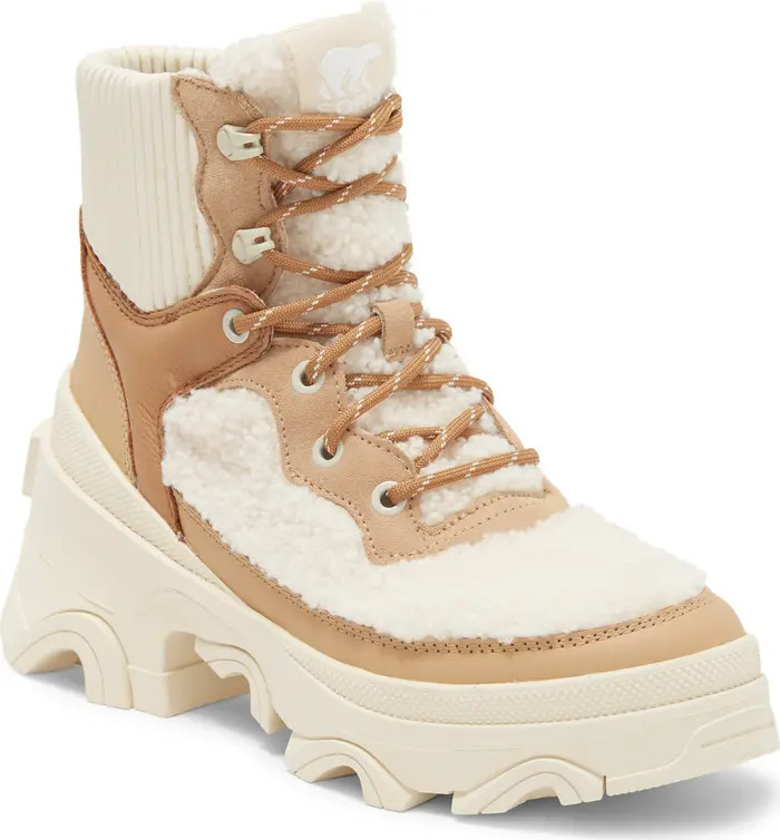 Brex Waterproof Leather & Faux Shearling Boot (Women) | Nordstrom Rack