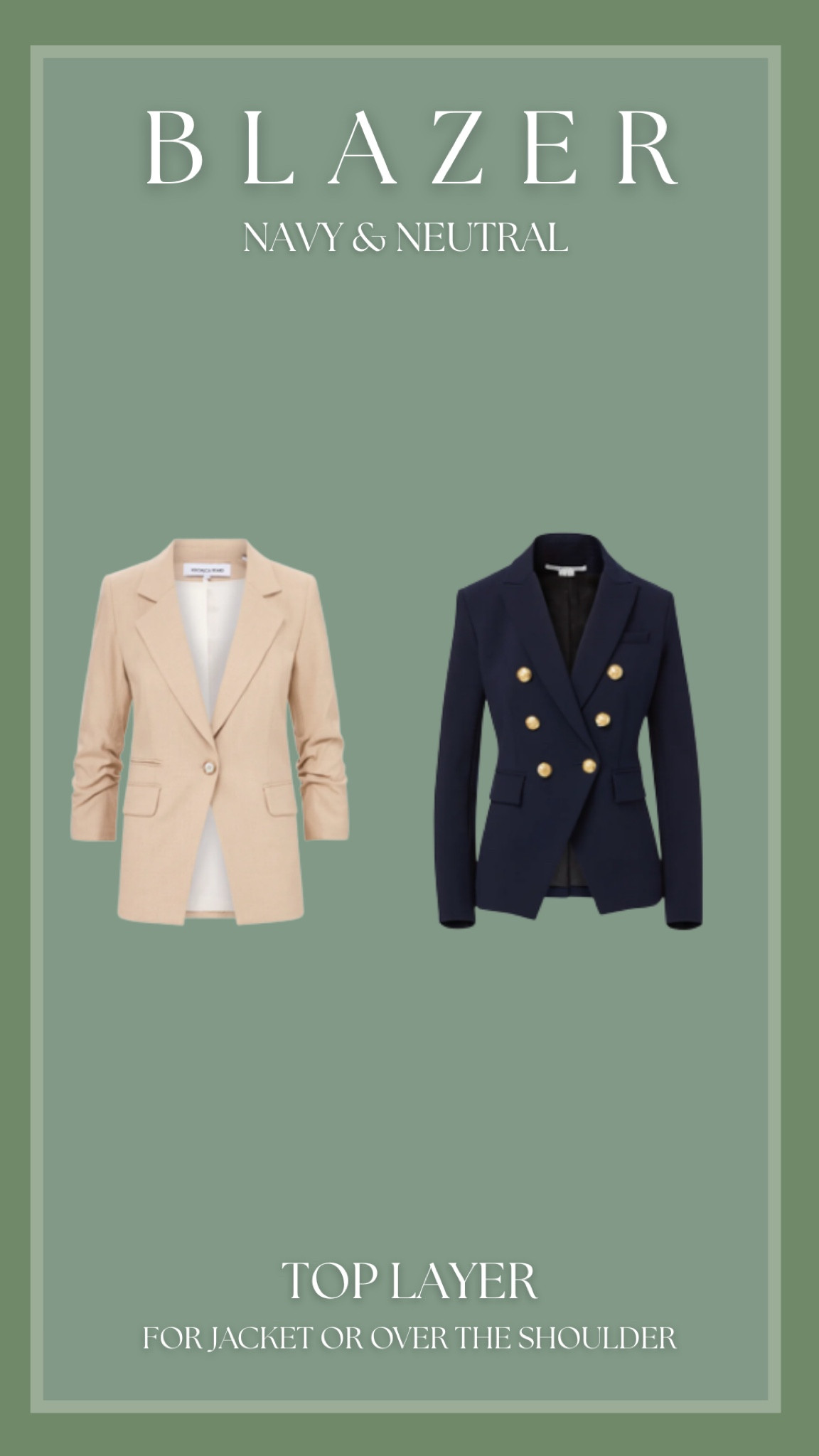 Uptown Coastal Staples #closetstaples 

#LTKSeasonal #LTKWorkwear #LTKStyleTip