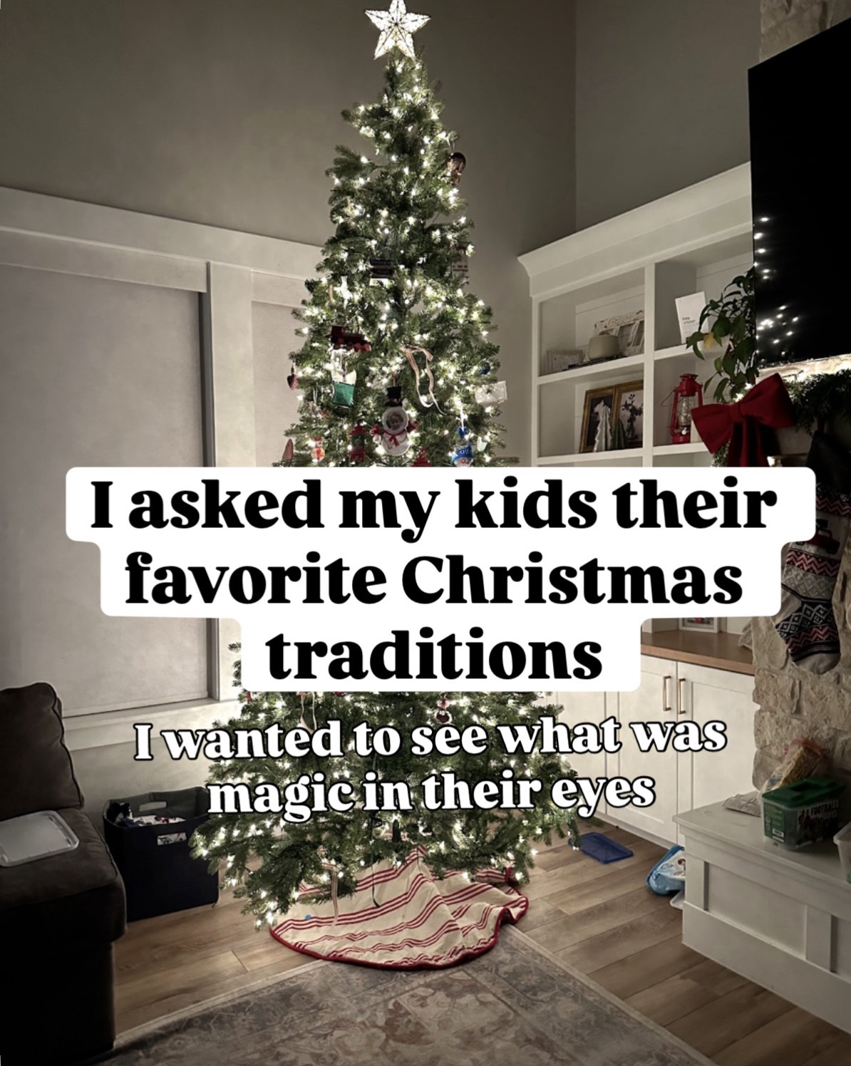 The traditions I remember most from growing up are never the big extravagant ones. I like to remind myself of that this holiday season 

#LTKdayinmylife #LTKHoliday #LTKKids
