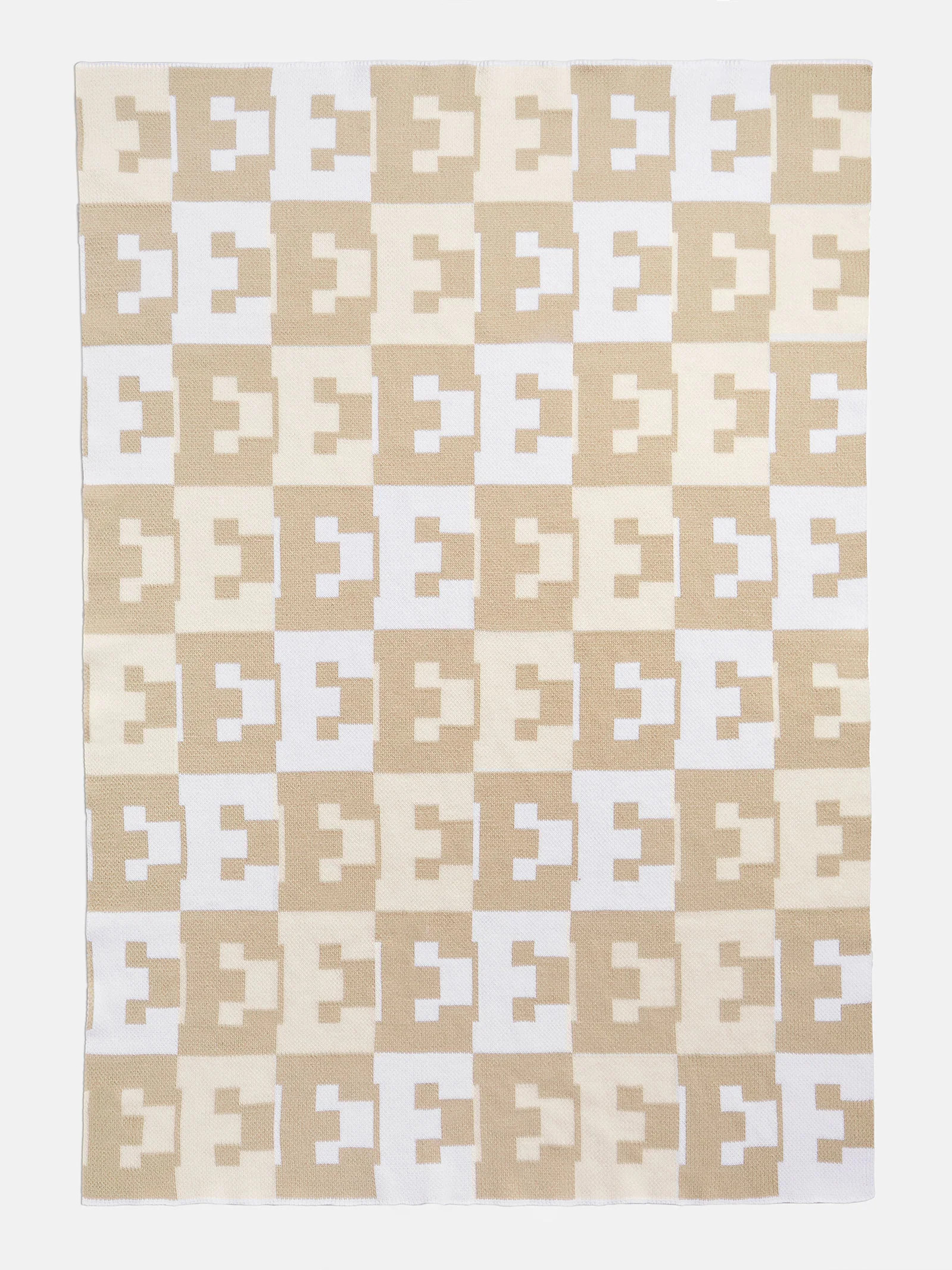 On Repeat Custom Blanket - Natural/Beige | BaubleBar