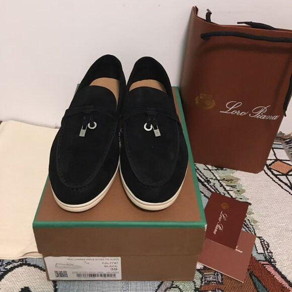 Loro Piana Women's Suede Loafers Size 39 | Poshmark