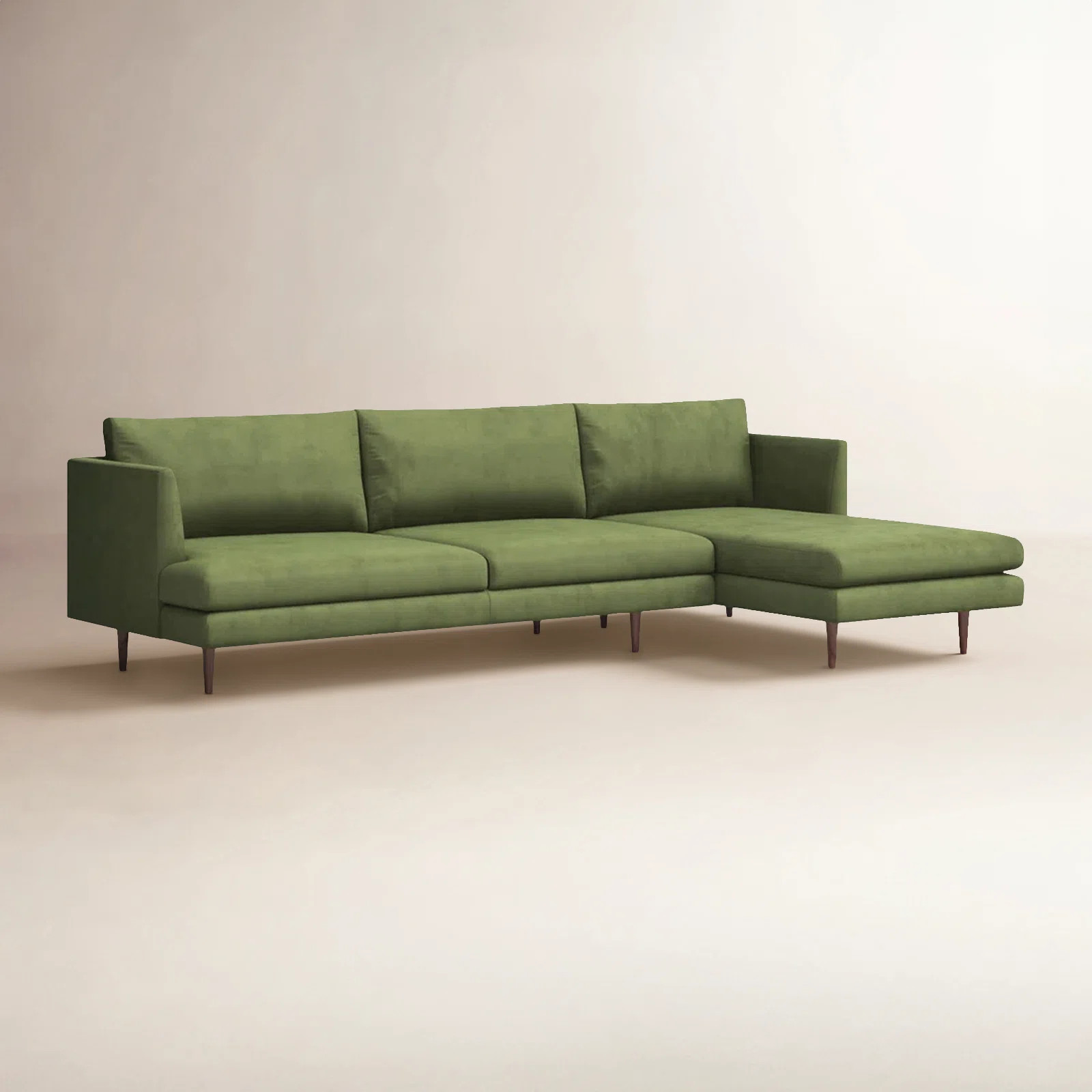 Miller 2 - Piece Upholstered Chaise Sectional | AllModern