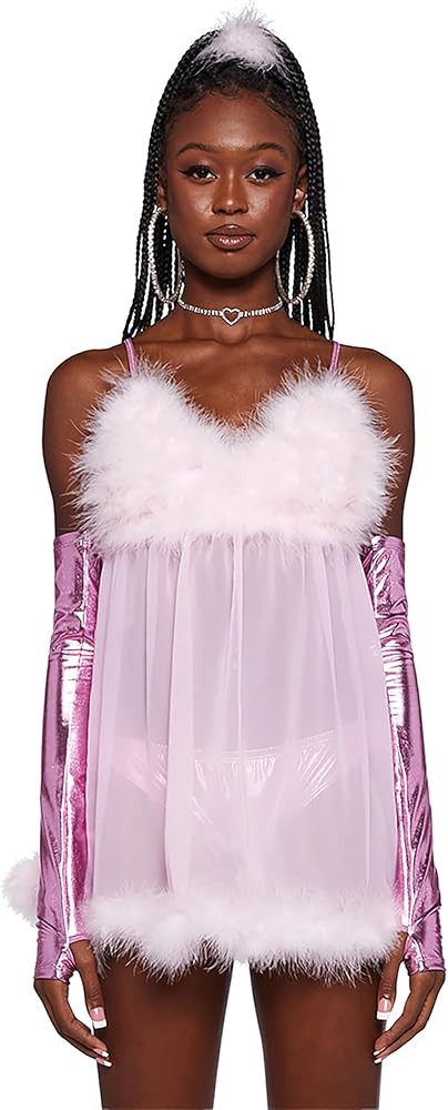 Dolls Kill Austin The Spy Inspired Costume - Sheer Shagged Fembot Outfit by Trickz N' Treatz | Amazon (US)