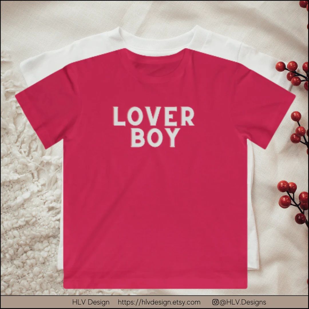 Lover Boy Tee, Kids Valentine Tee, Boys valentine tee, Lover Boy T Shirt, cute valentine tee, val... | Etsy (CAD)