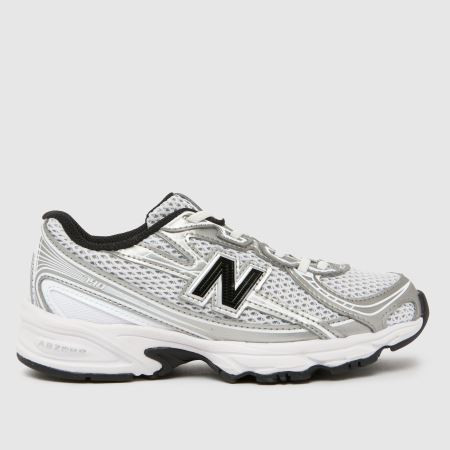 Kids Junior Black & Silver New Balance 740 Trainers | schuh | Schuh