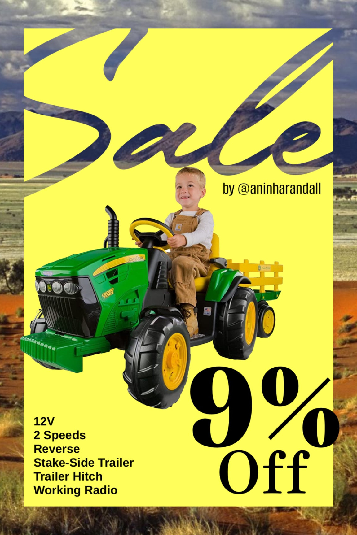 Peg Perego | John Deere | Ground Force Tractor with Trailer

#LTKsalealert #LTKGiftGuide #LTKkids