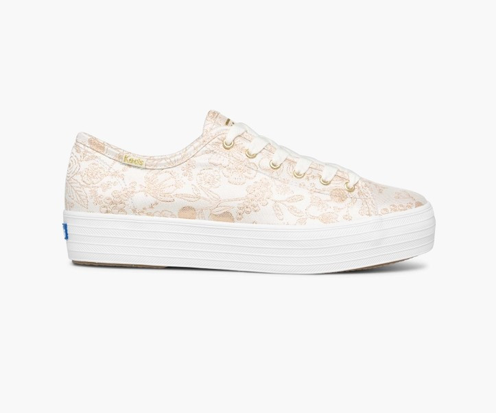 Colette Jacquard Triple Kick Sneaker | Rifle Paper Co.