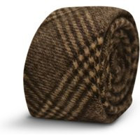 Brown Check Tweed Wool in Velvet Feel Tie By Frederick Thomas Ft3492 | Etsy (UK)