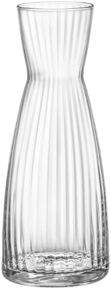 Bormioli Rocco Exclusiva Carafe, 33.75 Oz. Decorative Glass Jug - Elegant Faceted Design for Wine... | Amazon (US)