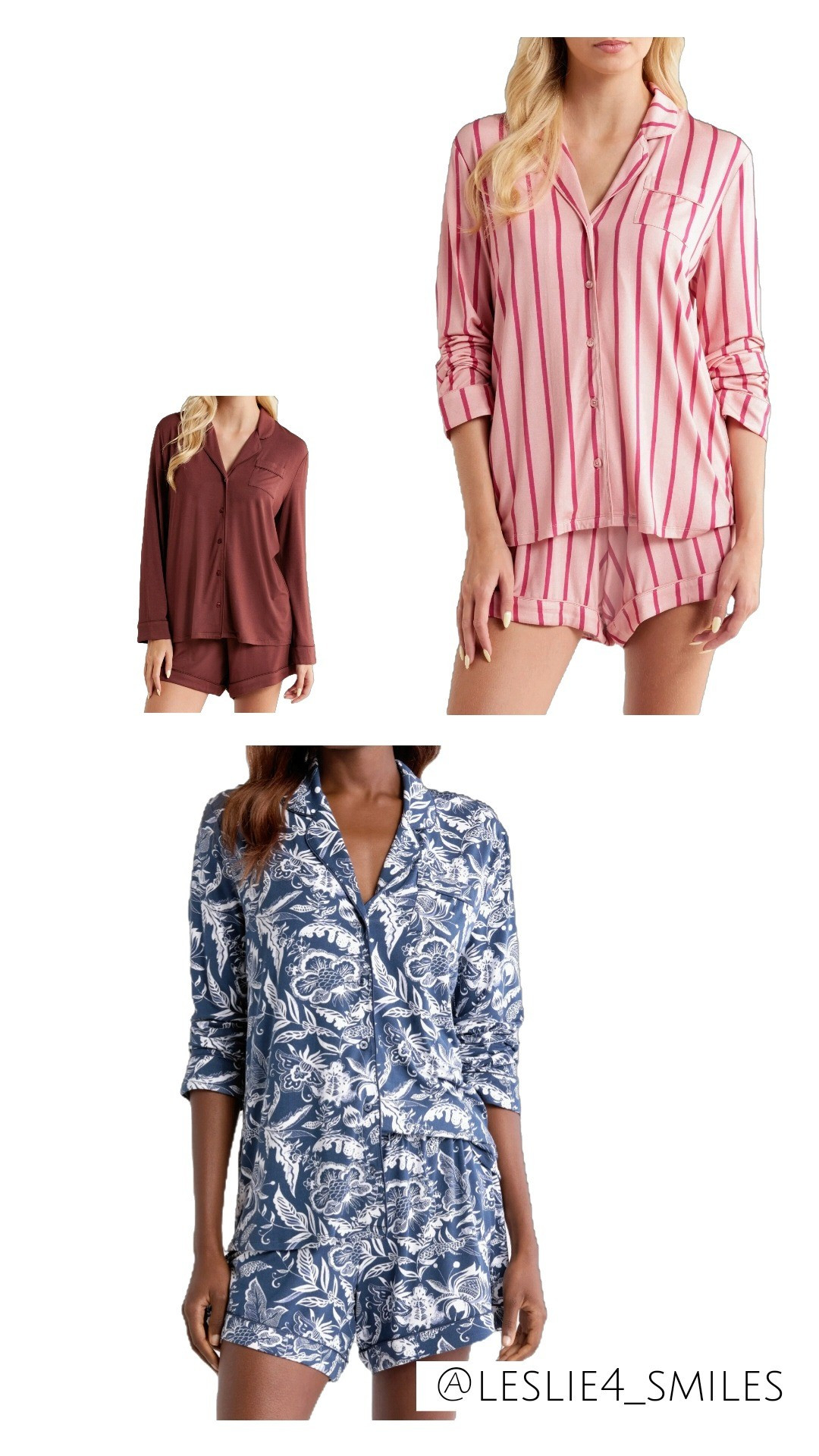 2pc pajama lounge sets #nordstrom anniversary sale last day #under $50 womens xs to xl sizes #recent buys (I sized down one to a medium in these-  typically sz large for reference) #midsize curvy lipedema secondary lymphadema button up down lounge sets #transitional summer to fall • also convenient & easy for post breast explant surgery too 🍈🍈 #short sets comfy long sleeve pajamas moonlight eco #slippers sleep bedtime home comfy sets nightgown nightie sets organic robe bedding 

#LTKOver40 #LTKFindsUnder50 #LTKSaleAlert