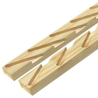 2 in. x 4 in. x 8 ft. #2 Prime Pressure-Treated Louver Kit 148862 | The Home Depot