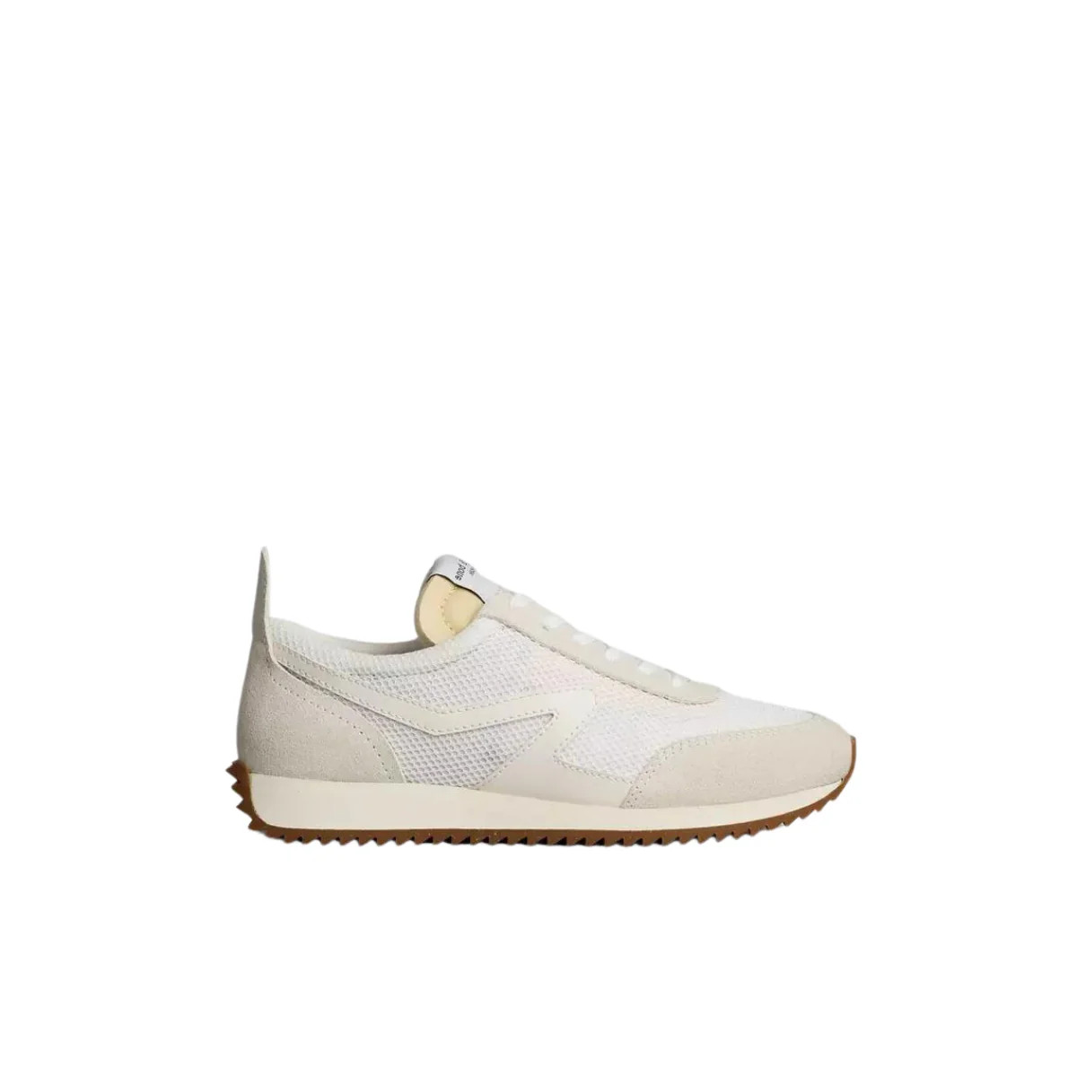 Rag & Bone Retro Runner Mesh in Off White | Ambiance