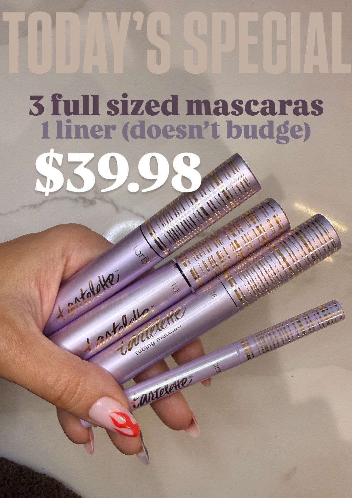 Today’s deal on HSN: 3 Tarte tubing mascaras plus liner!
New customer code: $15 off $35 - WELCOME2026

#ad #HSNInfluencer #LoveHSN @HSN

#LTKBeauty #LTKSaleAlert #LTKFindsUnder50