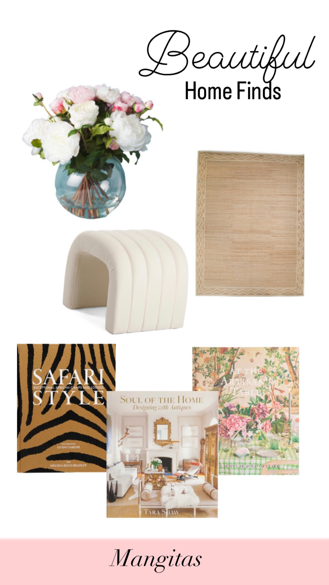 Homegoods | Tjmaxx | Marshalls 
Rug, decorative books, flowers


#LTKFind #LTKunder50 #LTKhome