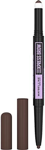 Maybelline New York Express Eyebrow 2-In-1 Pencil and Powder, Makeup, 260 Deep Brown, 0.02 Fl oz | Amazon (US)
