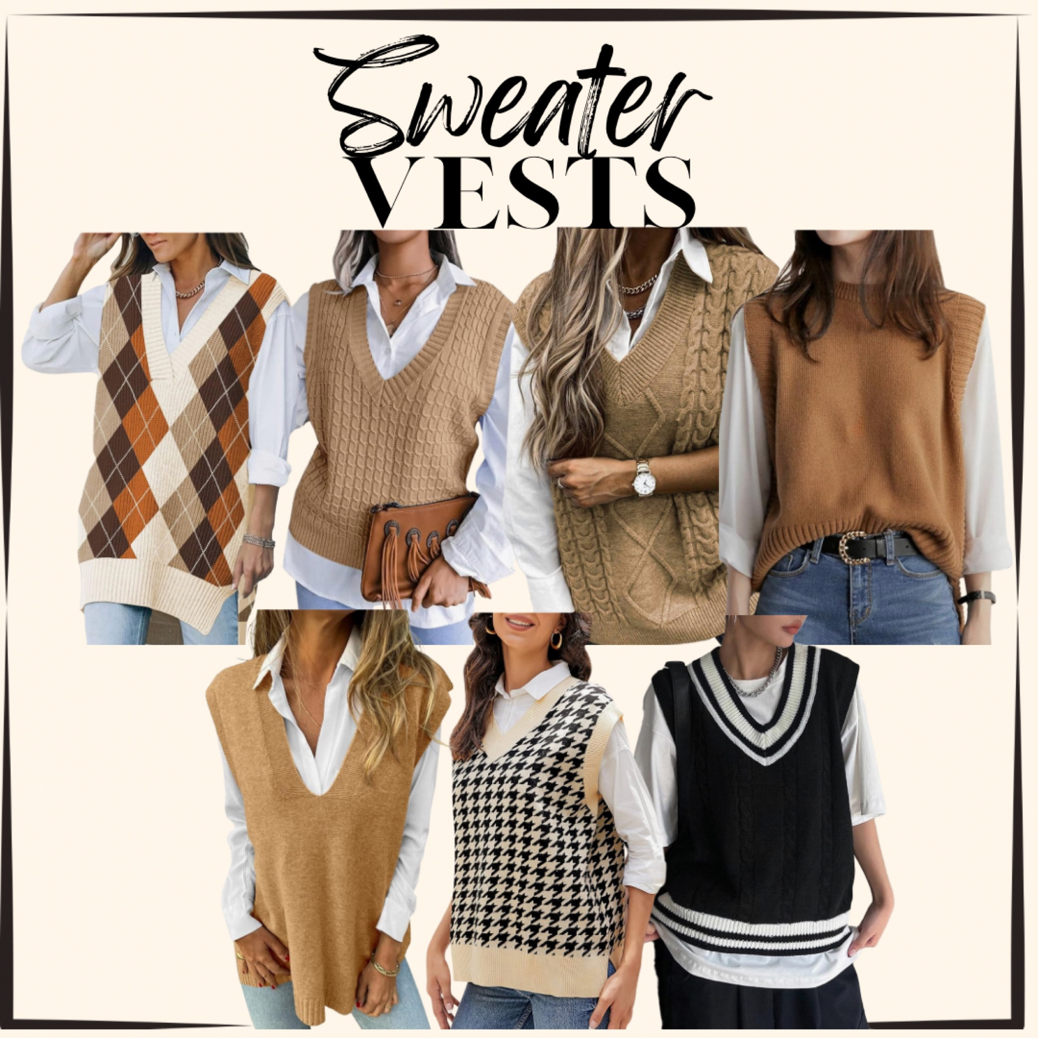 Layer sweater vests for an elevated, chic looks

Over 40 fashion/ affordable style / elevated chic / effortless style / fall fashion / fall style / casual chic / style over 50/ Amazon fashion

#LTKover40 #LTKfindsunder50 #LTKstyletip