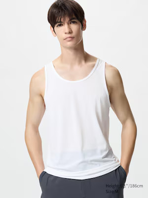 Dry Color Ribbed Tank Top | UNIQLO US | UNIQLO (US)