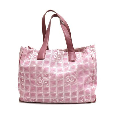 CHANEL Travel Line Tote Bag MM Rose Pink USED 241004M  | eBay | eBay US