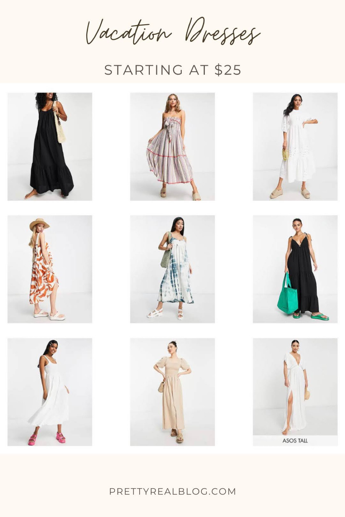 Tried on all of these vacation dresses and they were so pretty! White vacation dress, beach dress, cover up, summer dress

#LTKtravel #LTKSeasonal #LTKunder100
