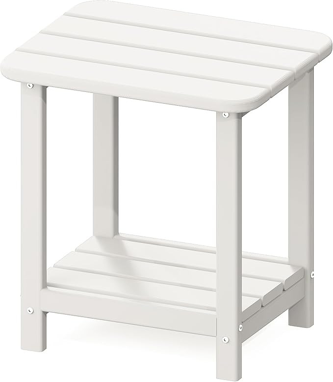 Sundale Outdoor Small Side Table, Patio All Weather Small Adirondack End Table HDPE Water Resista... | Amazon (US)