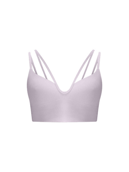 Like a Cloud Strappy Longline Ribbed Bra *Light Support, B/C Cup | Women's Bras | lululemon | Lululemon (US)