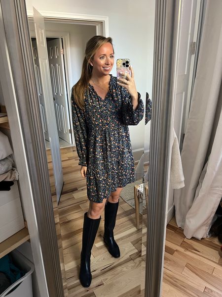 Monday OOTD - wearing M in dress for length! Boots TTS



#LTKshoecrush #LTKSeasonal #LTKworkwear