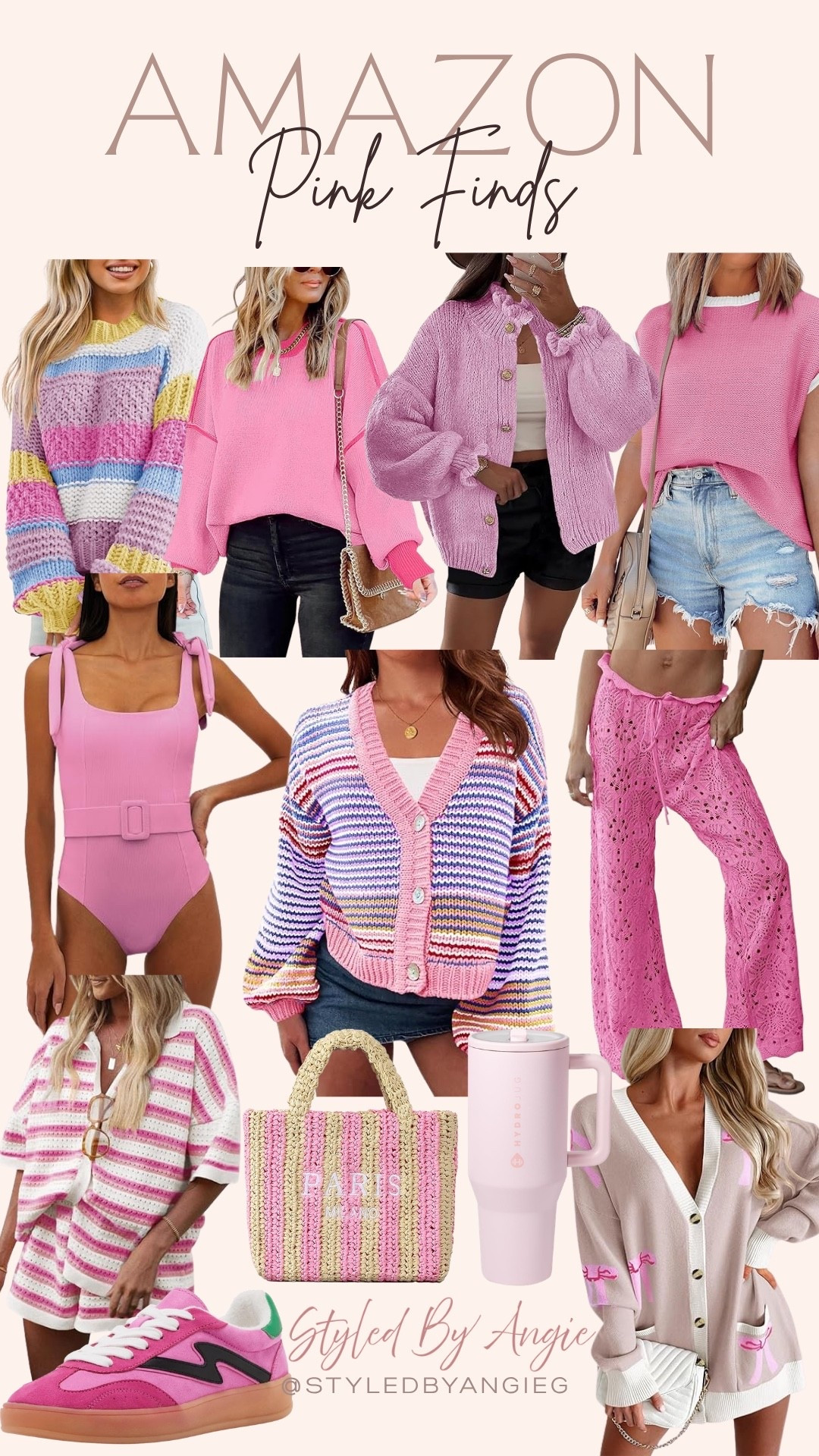 Fun pink spring finds from Amazon!💖

Amazon finds, Amazon fashion finds, pink swimsuit, pink sweater, pink sweatshirt, pink sneakers, beach bags, beach tote, vacation outfits, vacation dress, resort wear, spring outfits, beach outfits, swim coverups

#LTKMidsize #LTKStyleTip #LTKFindsUnder50