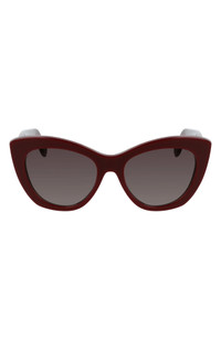 Click for more info about FERRAGAMO Salvatore Ferragamo Gancini 53mm Cat Eye Sunglasses | Nordstrom