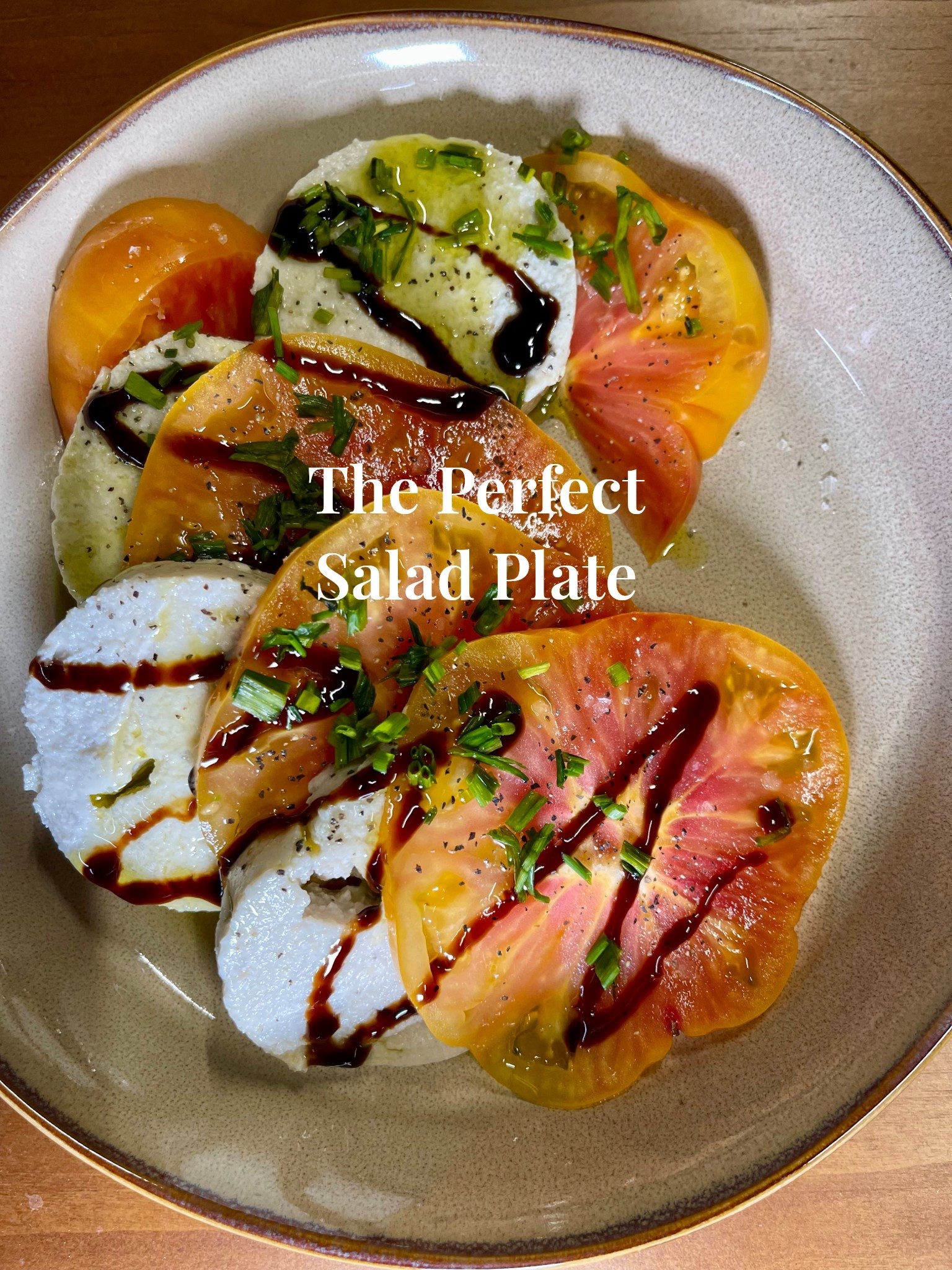 This 8.6 inch salad bowl is perfect for all of my salads like this caprese with huge slices of tomato and mozzarella. It comes in a set of 6, is dishwasher safe and the perfect neutral brown.  For the price these plates feel so heavy and high quality! 

#LTKHome #LTKFindsUnder100 #LTKU