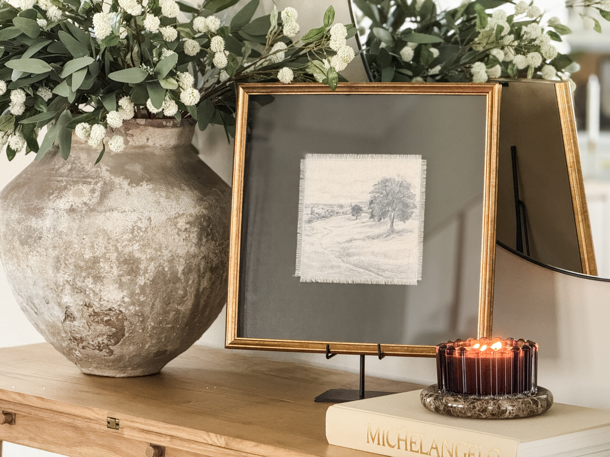 Neutral home decor accents for your console table  beige white gray  neutral home finds  viral home decor  home accents  ceramic vase  fall candle  

 #LTKSeasonal #LTKHome #LTKStyleTip