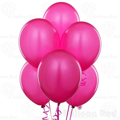 10 Inch Latex Balloons (Premium Helium Quality), Pack of 24, Fuchsia | Amazon (US)
