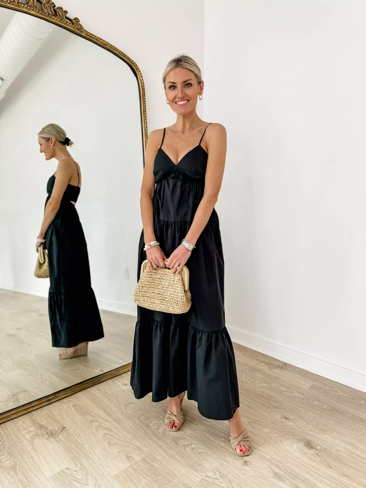 target black maxi dress Long Dresses Tanala Maxi Dress Kika Vargas target womens small