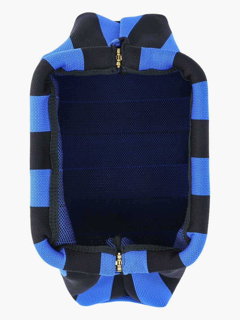 Free Assembly Women's Knit Clutch Handbag, Navy/Blue | Walmart (US)