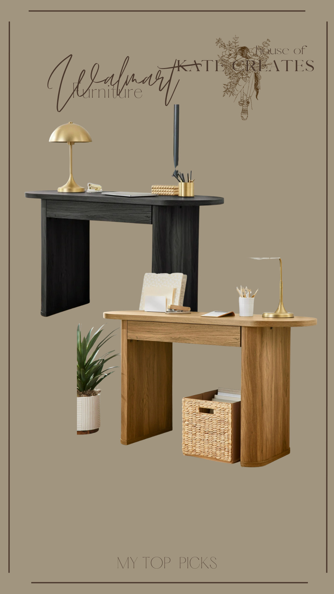 the perfect small writing desk and you can't beat the price! 

 #LTKHome