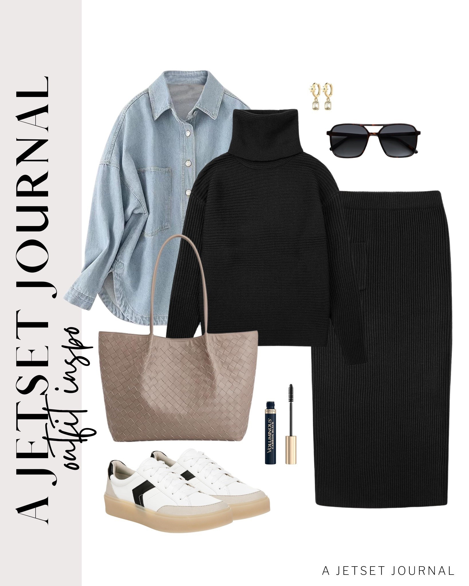 I’m loving this outfit idea with a cozy turtleneck and midi pencil skirt!
oversized denim shacket, loreal mascara, chunky hoop earrings, trendy look, viral products, casual outfit idea, how to style, ways to style, amazon fashion, affordable style, shoe inspo, spring outfit, spring style, transitional look

#LTKootd #LTKU #LTKSeasonal
