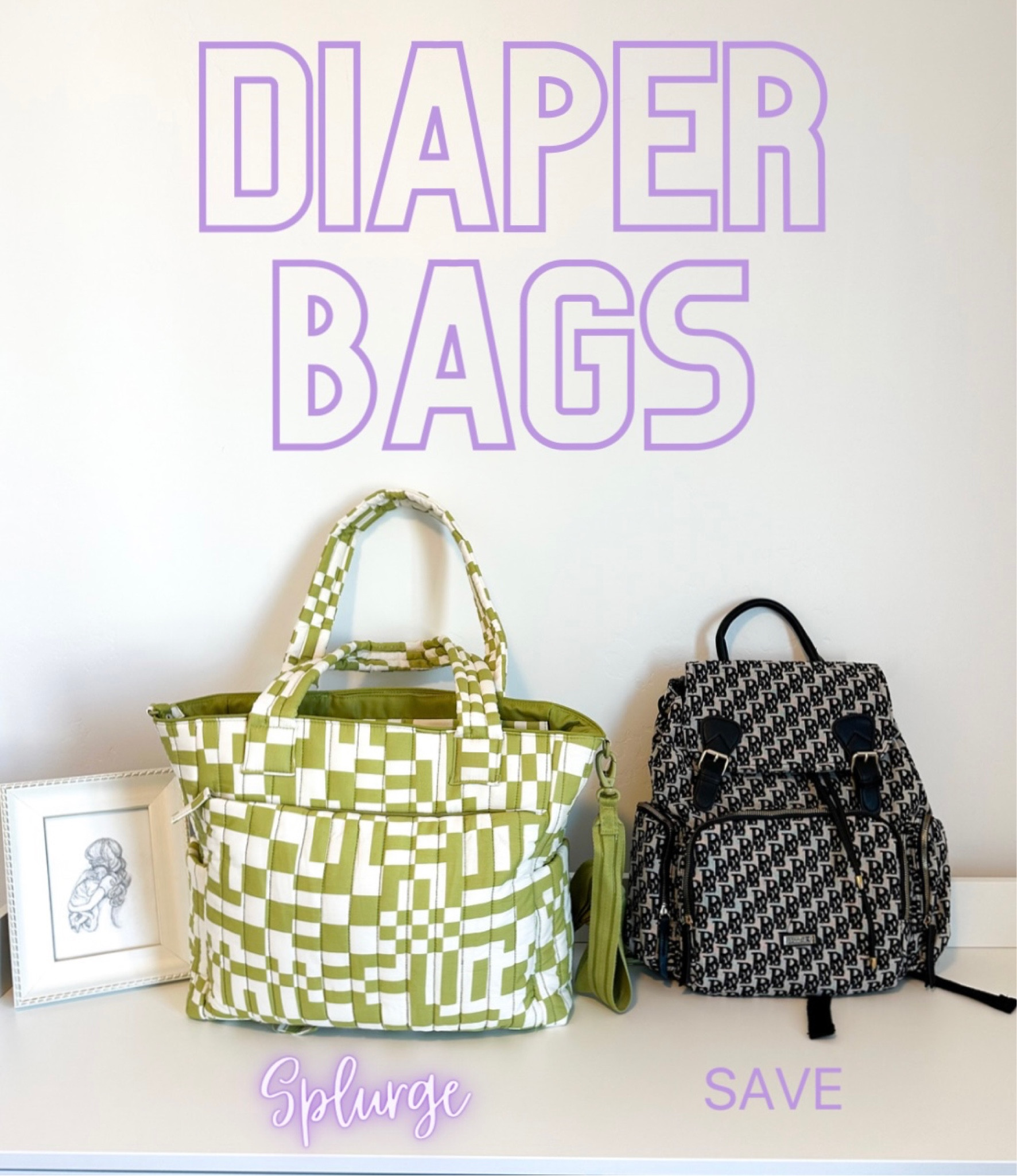 Cutest diaper bags for high or low price points! 

#LTKtravel #LTKbaby #LTKitbag