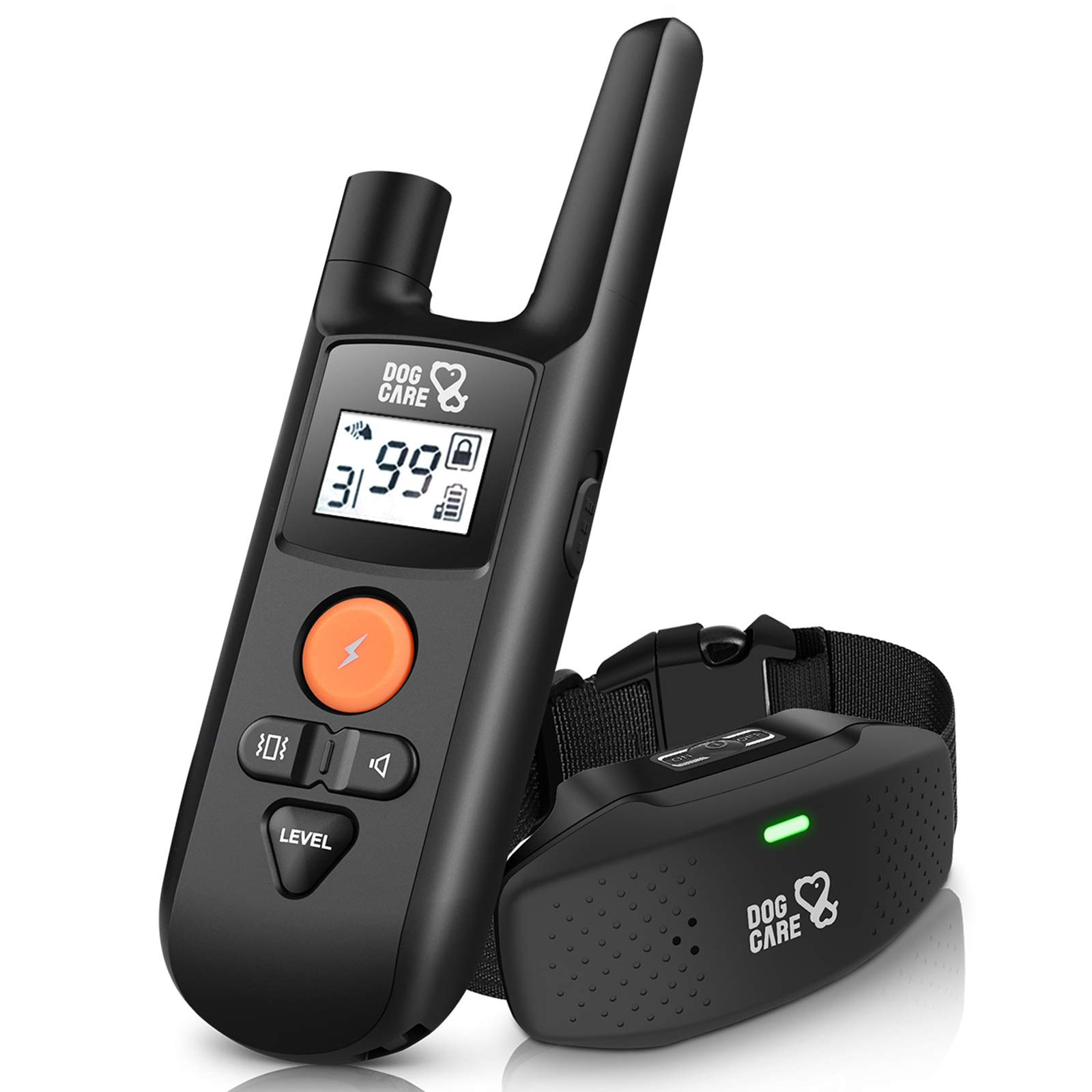 DOG CARE Dog Training Collar Rechargeable Dog Shock Collar Rainproof Training Collar Long Remote ... | Amazon (US)