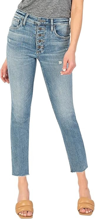 KUT from the Kloth Rachael High-Rise Fab Ab Mom Jeans | Amazon (US)